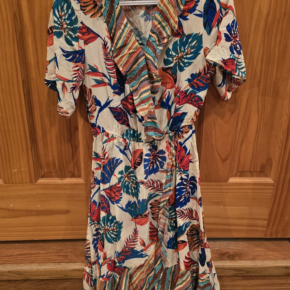Tropical Print Women's Dress
